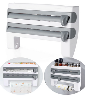 ORGANIZADOR DISPENSADOR DE COCINA 4 EN 1 + ENVÍO GRATIS (ÚLTIMAS UNIDADES)