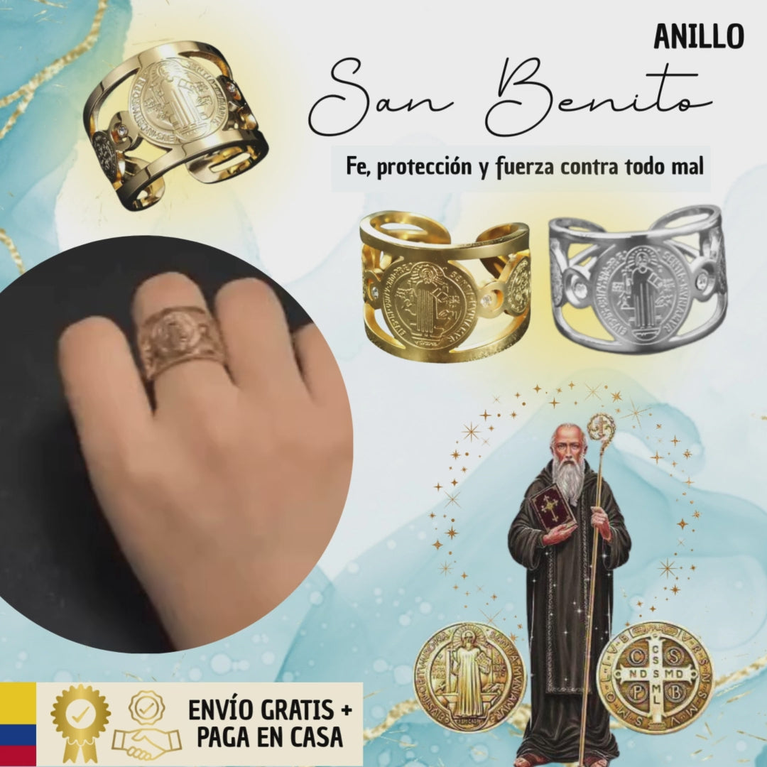 ANILLO SAN BENITO - ENVÍO GRATIS